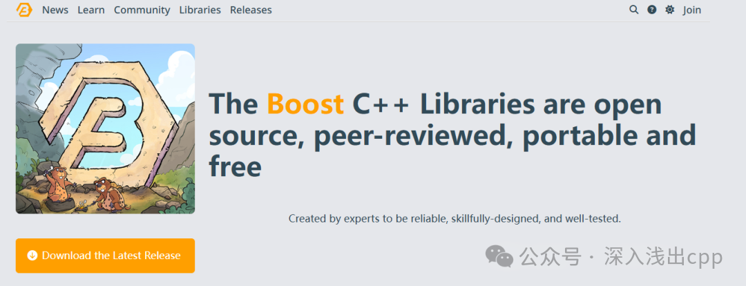 Boost C++ Libraries官方网站首页