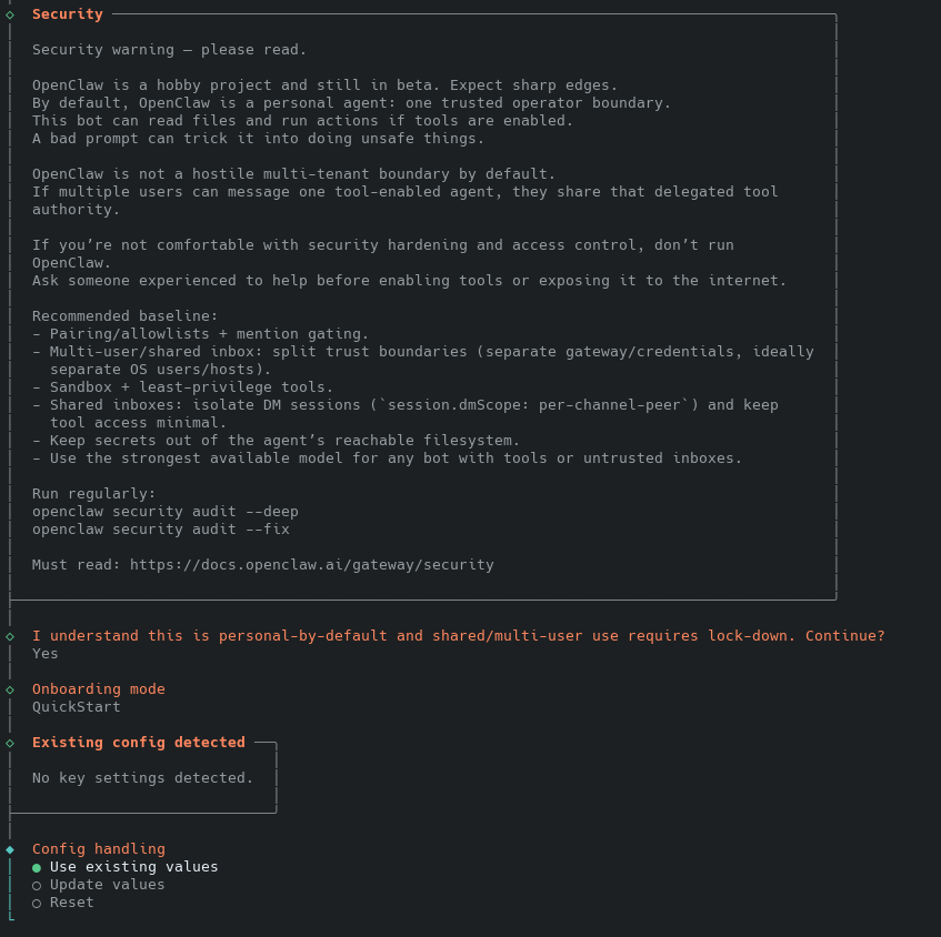 选择快速启动模式