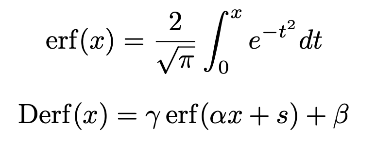 误差函数erf(x)的数学公式