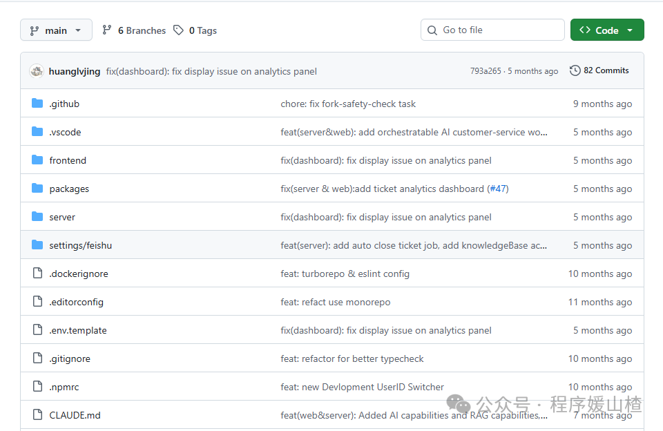 Tentix项目GitHub仓库文件结构