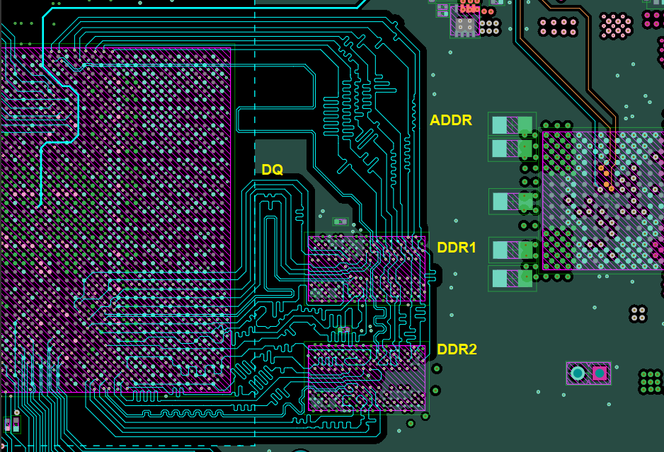 PCB Layout中的DDR通道Byte Lane分组与同层布线约束