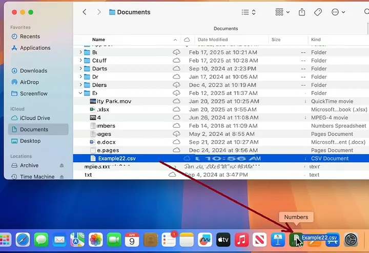 将文件拖拽到Dock应用图标上打开