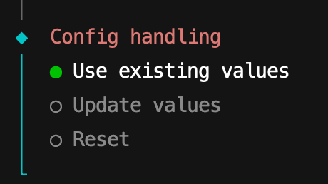 使用已有配置值