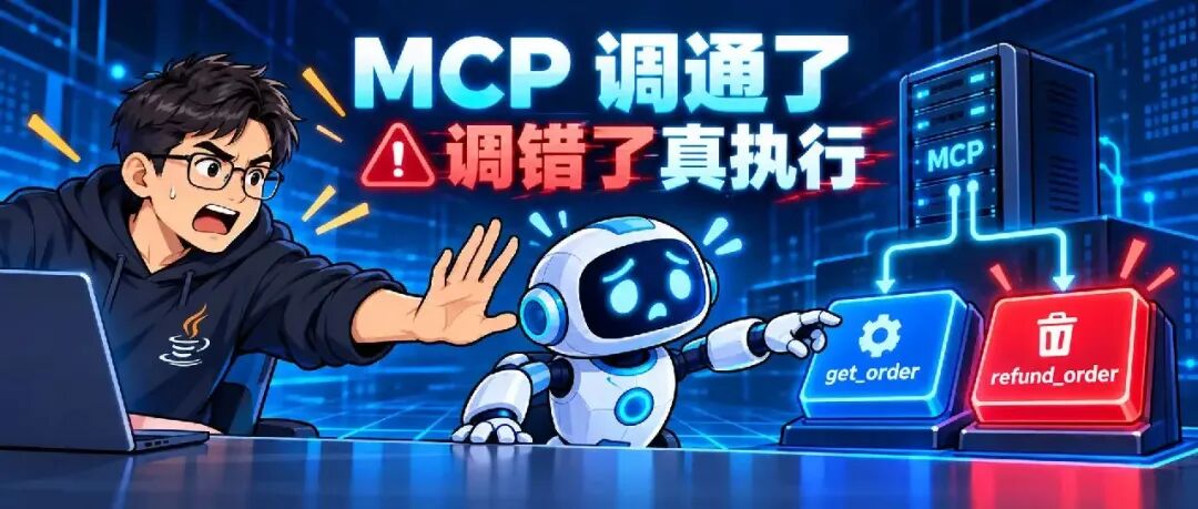 MCP 调通了,但调错了真执行:程序员面对 get_order 与 refund_order 按钮的抉择