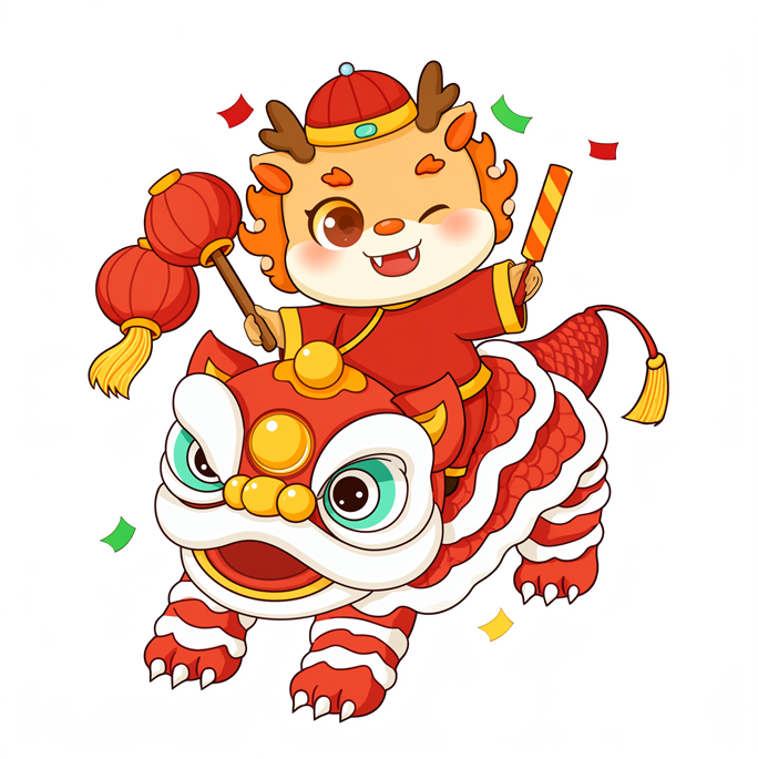 Qwen-Image-2.1 官方示例:春节主题透明底贴纸
