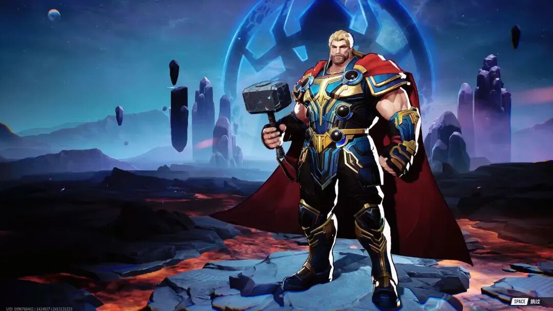 《漫威争锋》游戏宣传图：雷神托尔