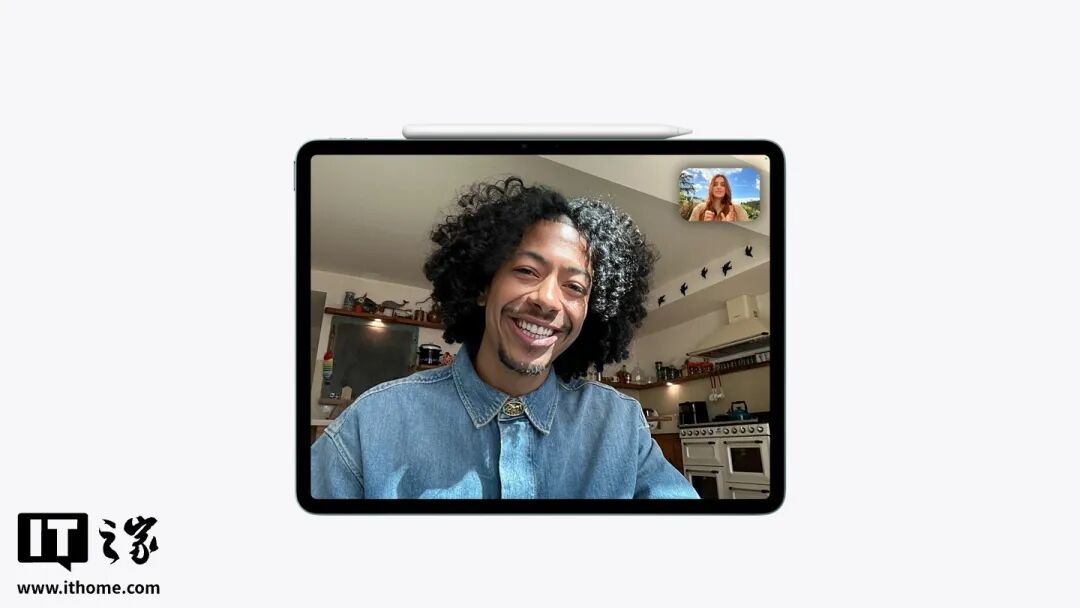 M4 iPad Air 视频通话功能示意