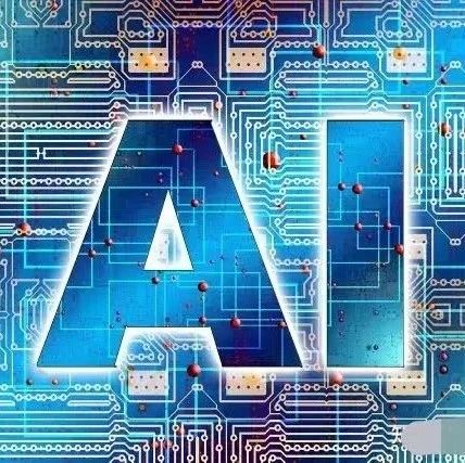电路板背景的AI主题视觉图