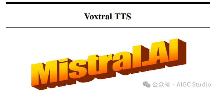 Voxtral TTS Logo
