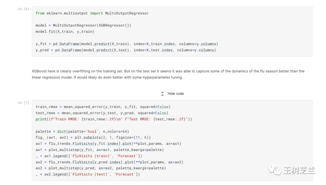 时间序列预测的核心机器学习代码