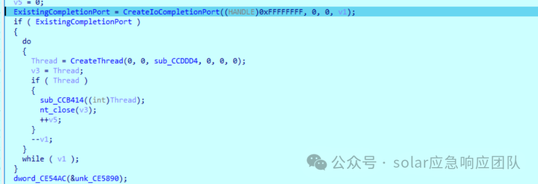 创建多线程和IO完成端口