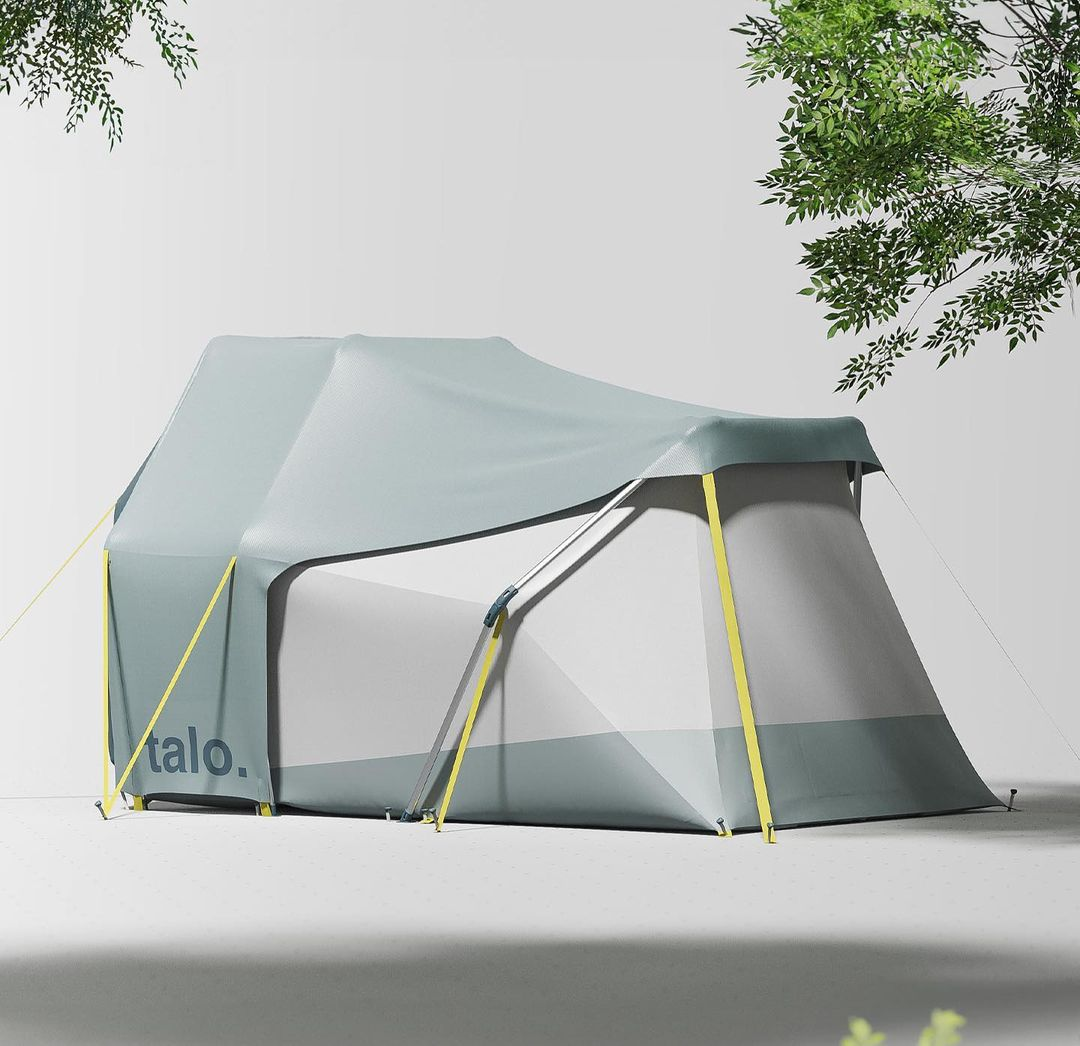 Talo浅绿色帐篷