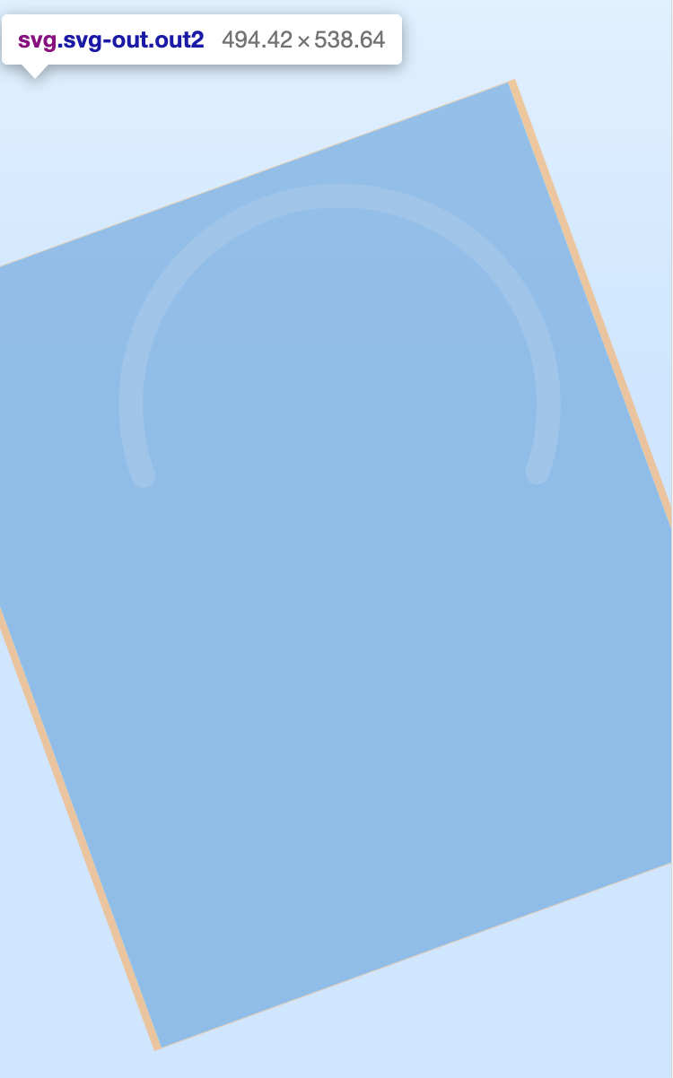 旋转后的SVG半圆环