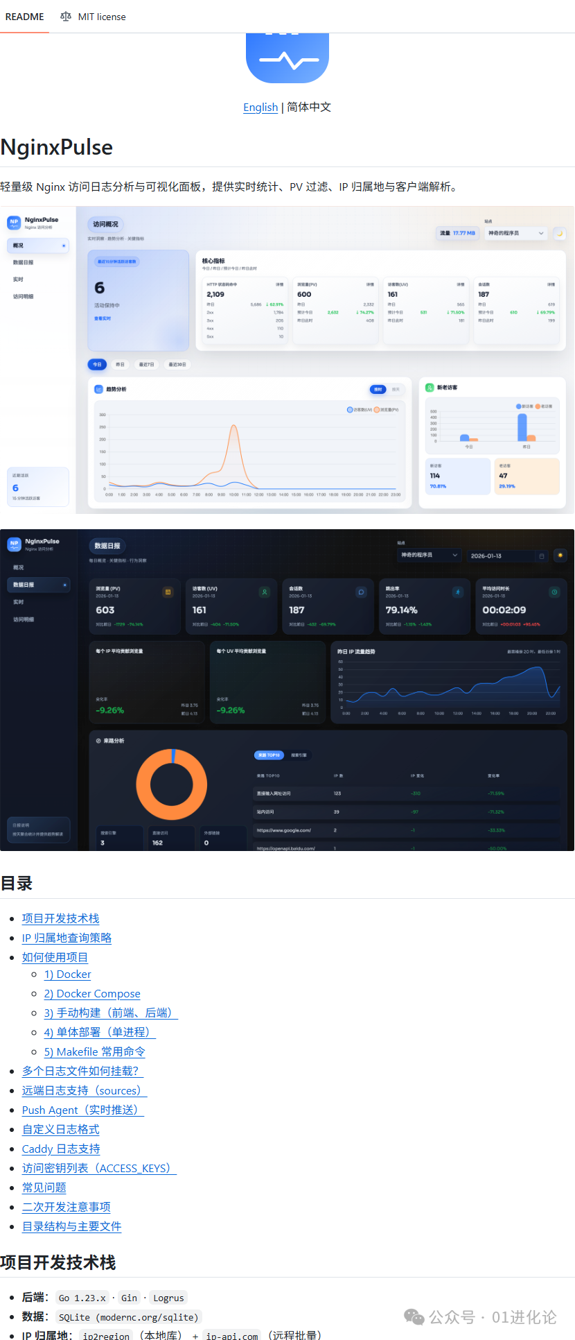 NginxPulse管理后台