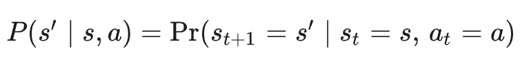 状态转移概率公式