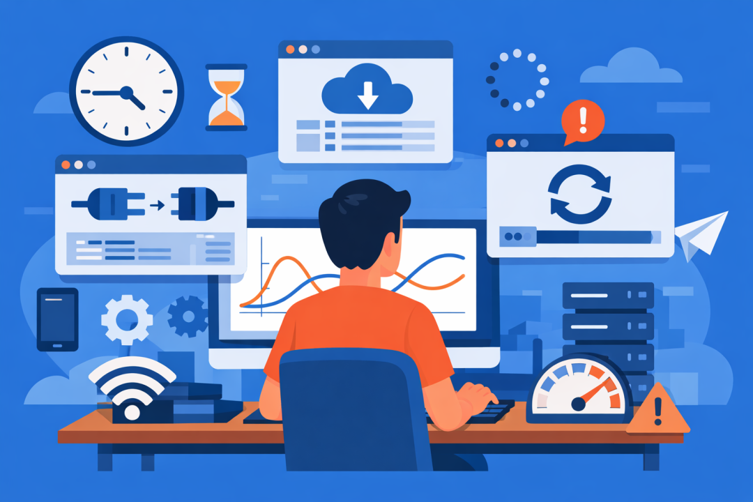 实时通信网络监控示意图