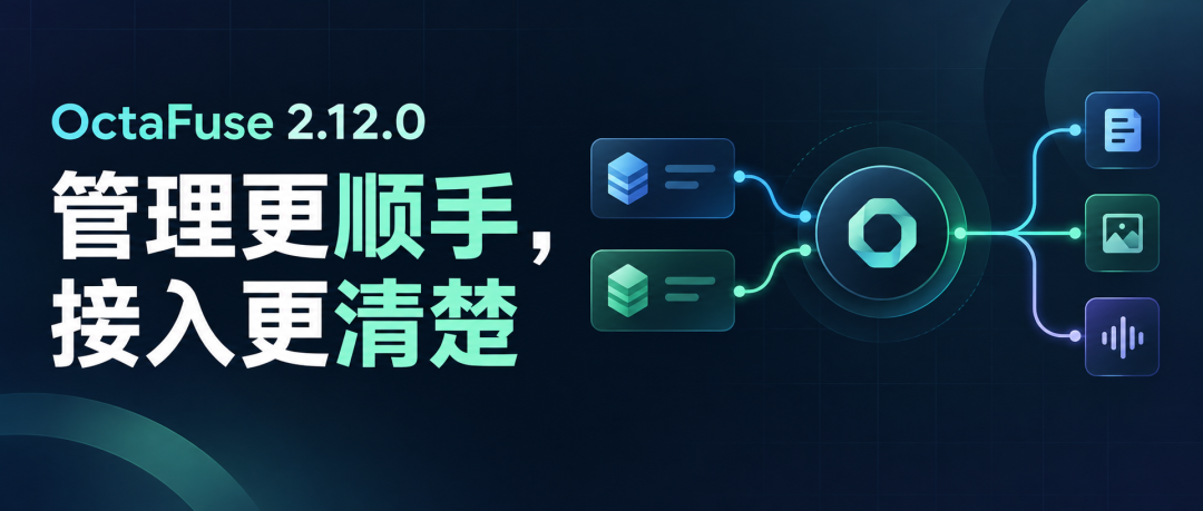 OctaFuse 2.12.0 管理更顺手、接入更清楚