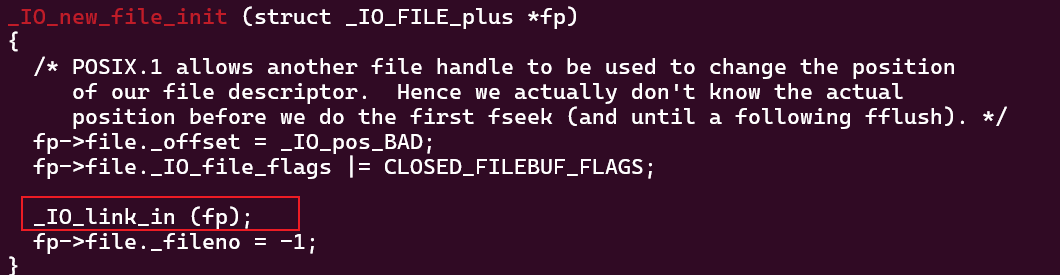 _IO_new_file_init函数源码，调用_IO_link_in
