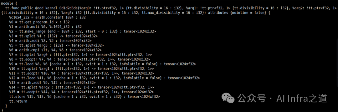 Triton IR代码示例