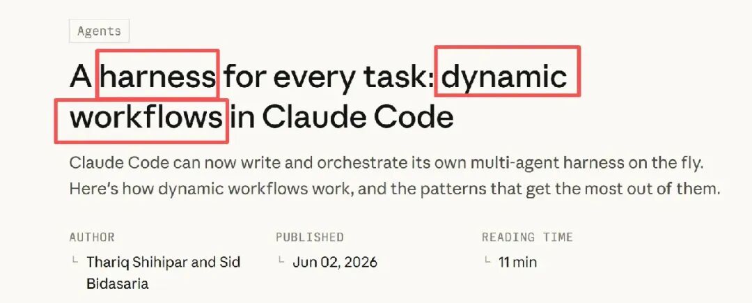 A harness for every task: dynamic workflows in Claude Code