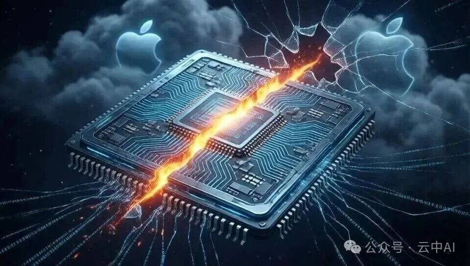 象征技术突破的芯片概念插画