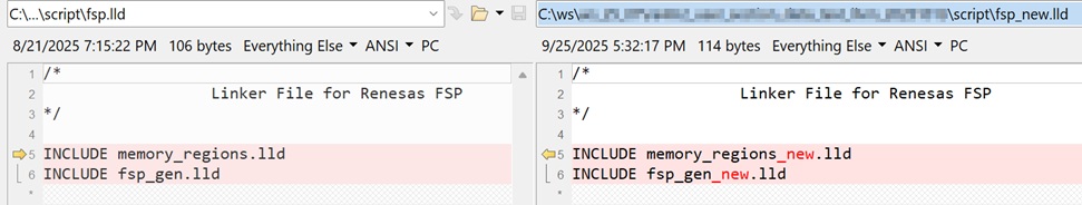 LLVM fsp_new.lld 引用修改后的memory_regions_new.lld与fsp_gen_new.lld