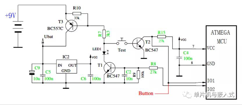 开关电路简化原理图