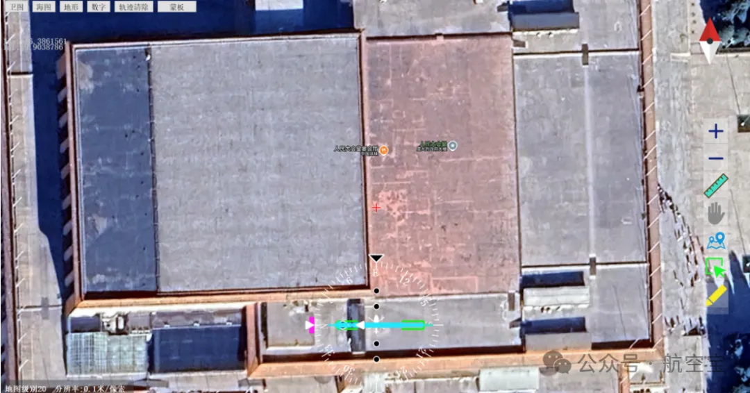 引擎展示高分辨率卫星影像下的地图细节