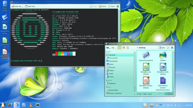 Linux Mint 终端查看 /etc/fstab 文件系统信息