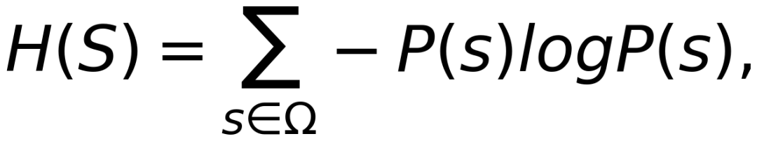 信息熵H(S)的数学定义