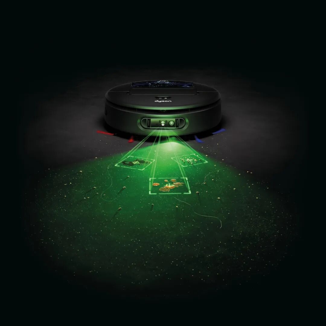 戴森扫地机器人夜间工作状态