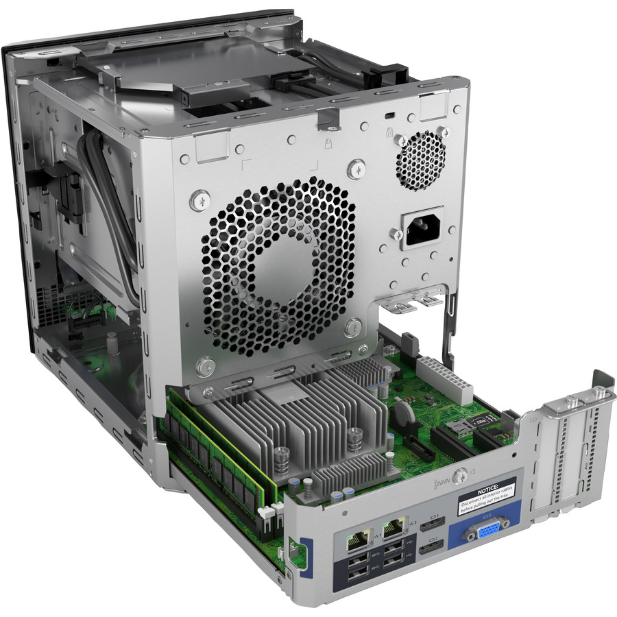 HP MicroServer Gen10 内部结构特写