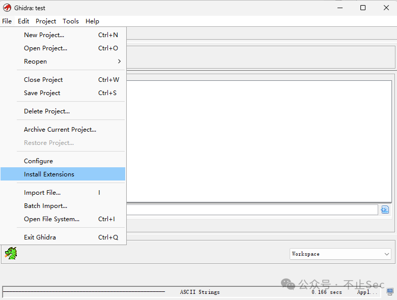 Ghidra 安装扩展菜单