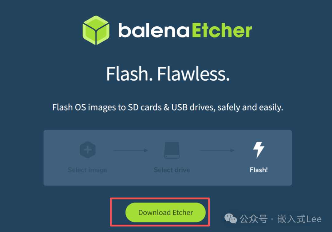 balenaEtcher官网截图