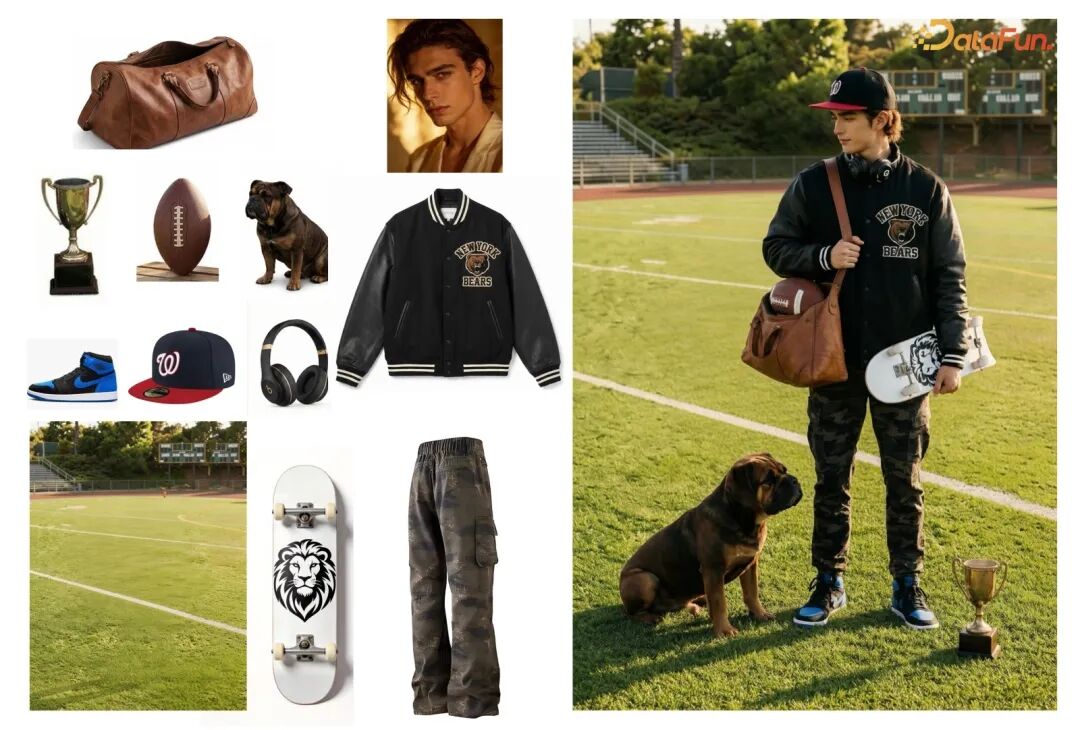 多元素融合编辑结果