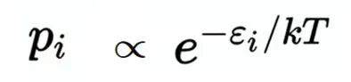 玻尔兹曼分布公式