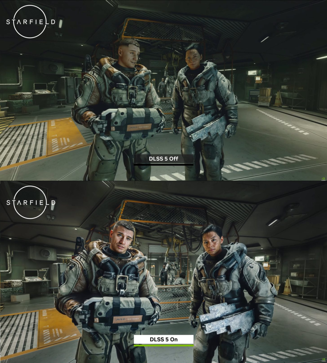 《星空》DLSS 5画面对比