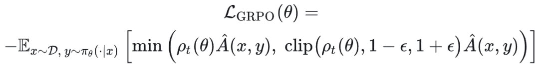 GRPO损失函数公式