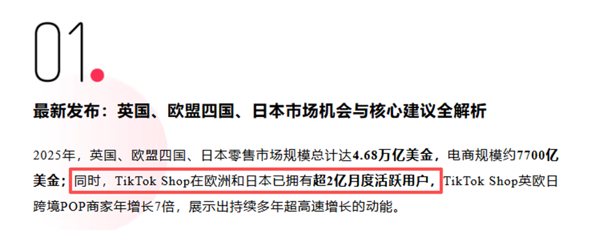 TikTok Shop欧日月活用户突破2亿数据报告