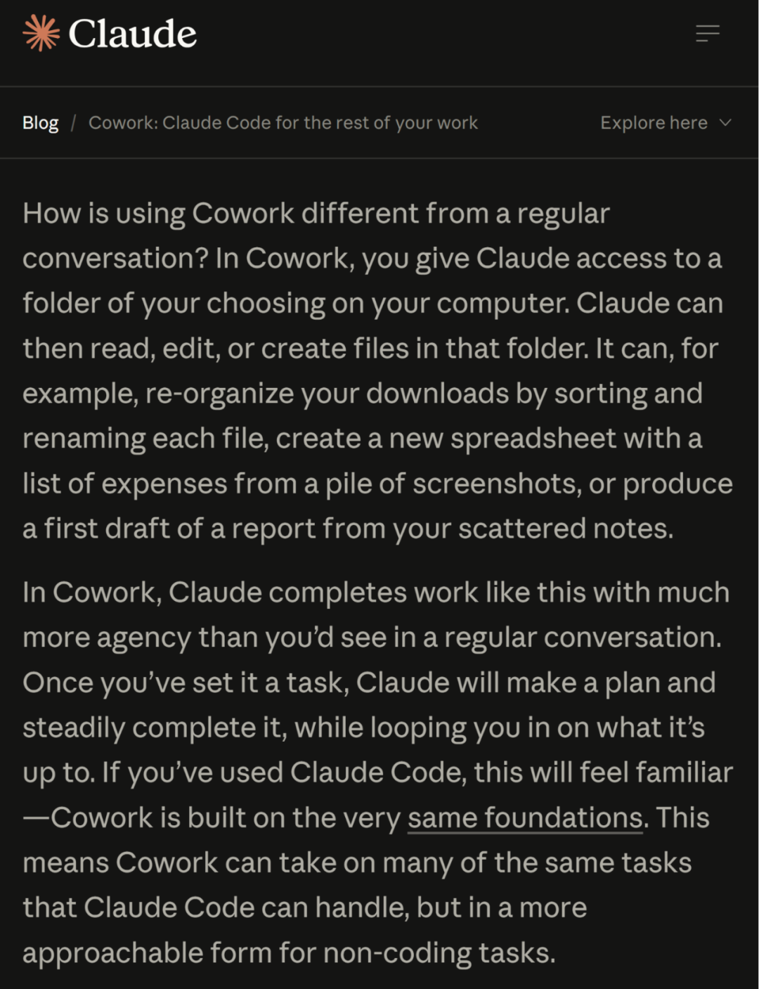 Claude Cowork官方功能介绍截图