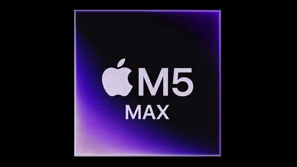 Apple M5 Max芯片宣传图