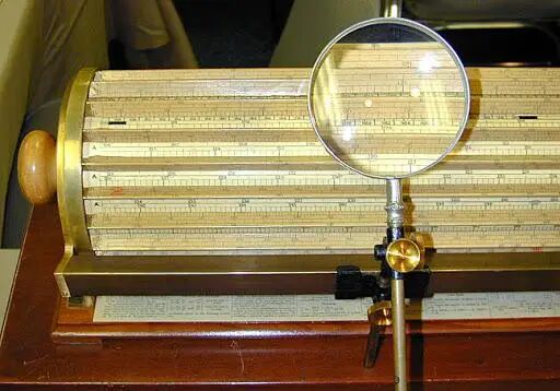 古董滑动式计算尺