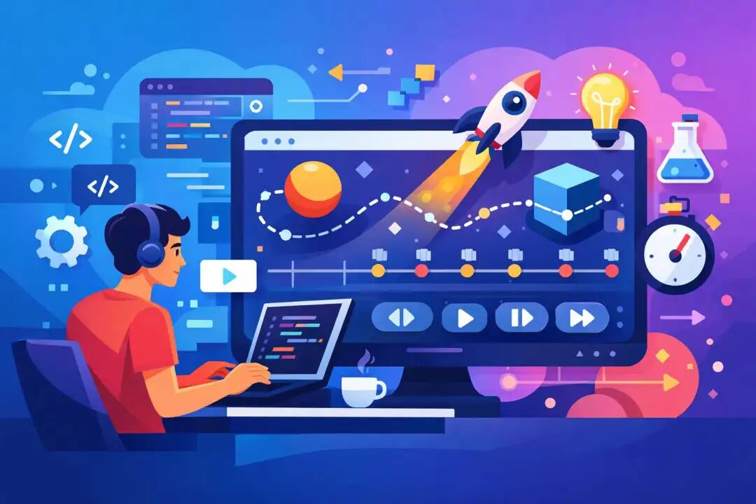 前端开发与Web Animations API创意配图