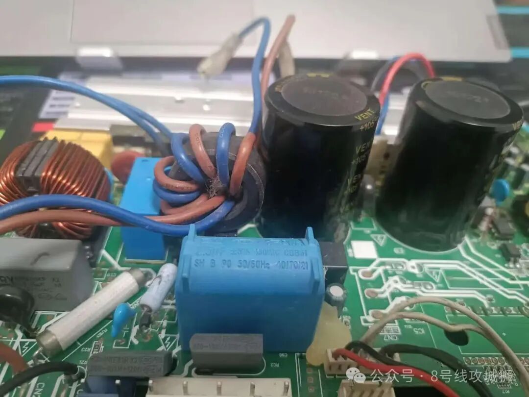 空调外机控制板电路全貌