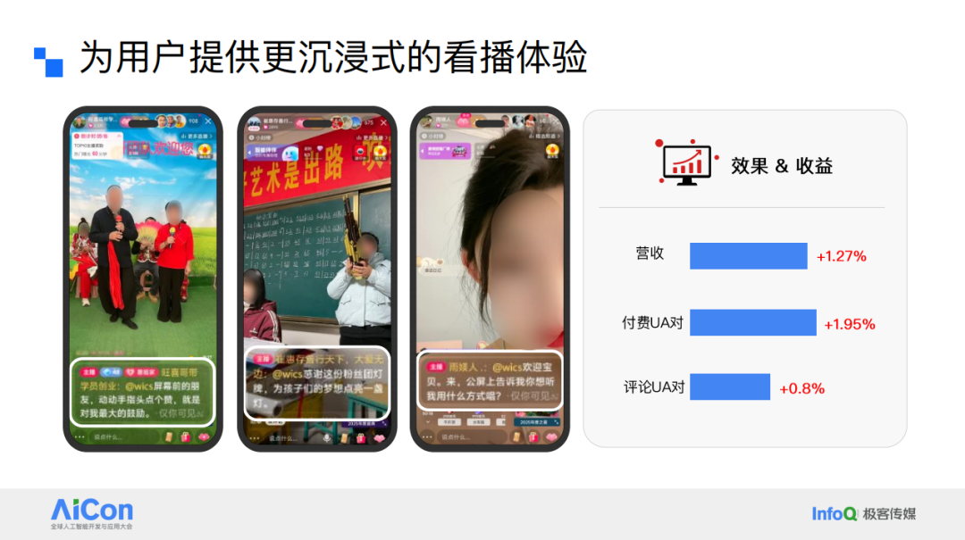 为用户提供更沉浸式的看播体验