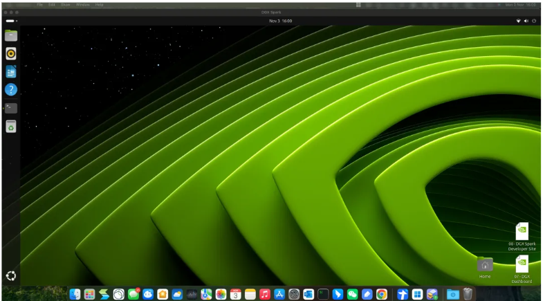 DGX Dashboard界面截图:显示系统内存7.19 GB可用、GPU利用率为5%,右侧为CPU各核占用率图表