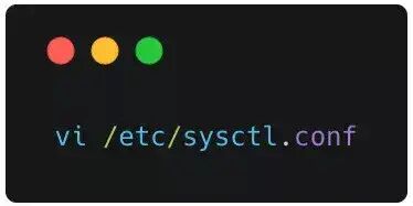 编辑sysctl.conf文件命令