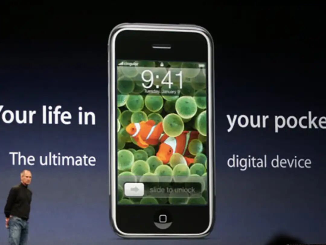 初代iPhone发布会历史图片
