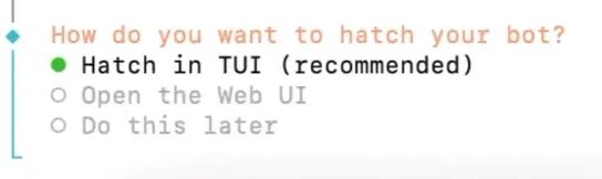 选择机器人启动方式