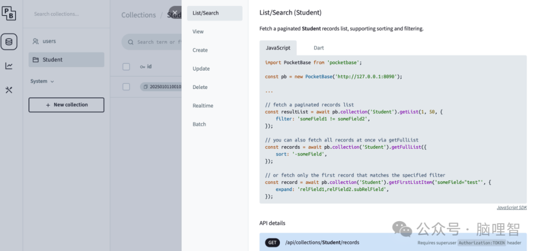PocketBase 架构示意图